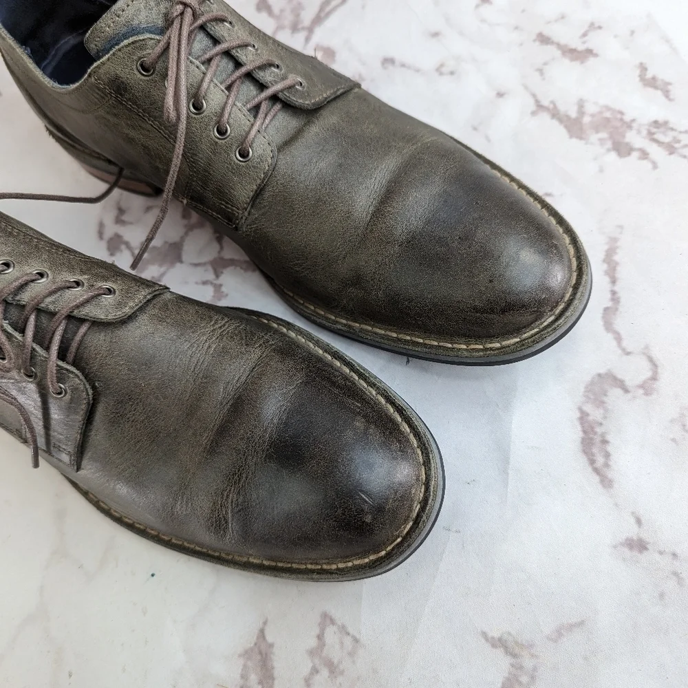 Cole Haan Shoe Men 10.5 M Oxford Brown Wingtip Dress Centre Street Rustic C11652